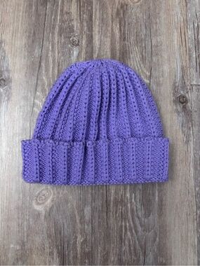Carters girl  Knit Beanie Hat - Purple